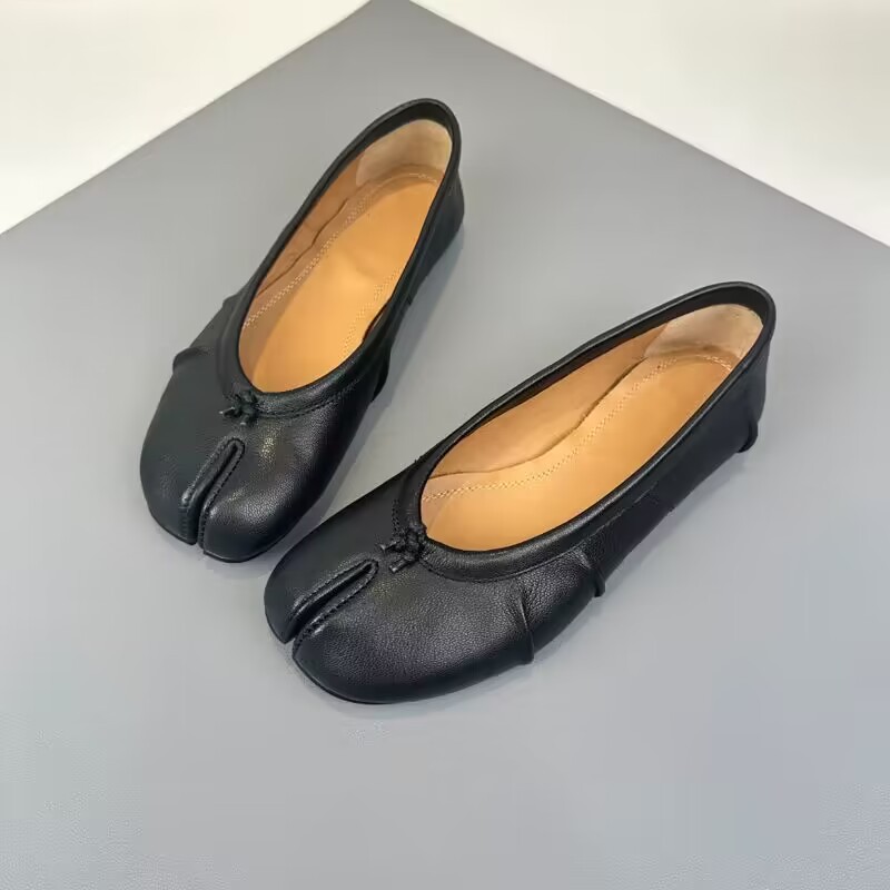 Loafer Flat Women - NOVO Sapatilhas Femininas Retrô com Dedo