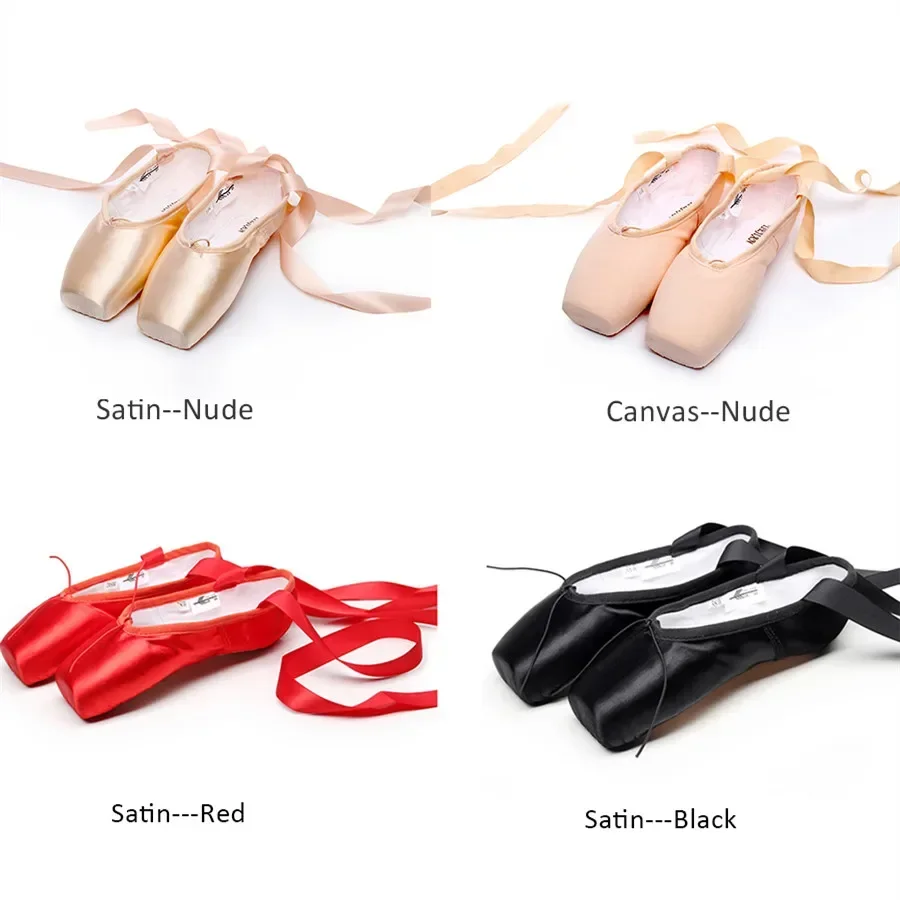 Women'S Xc Shoes - Tiejian profissional ballet pointe sapatos lona