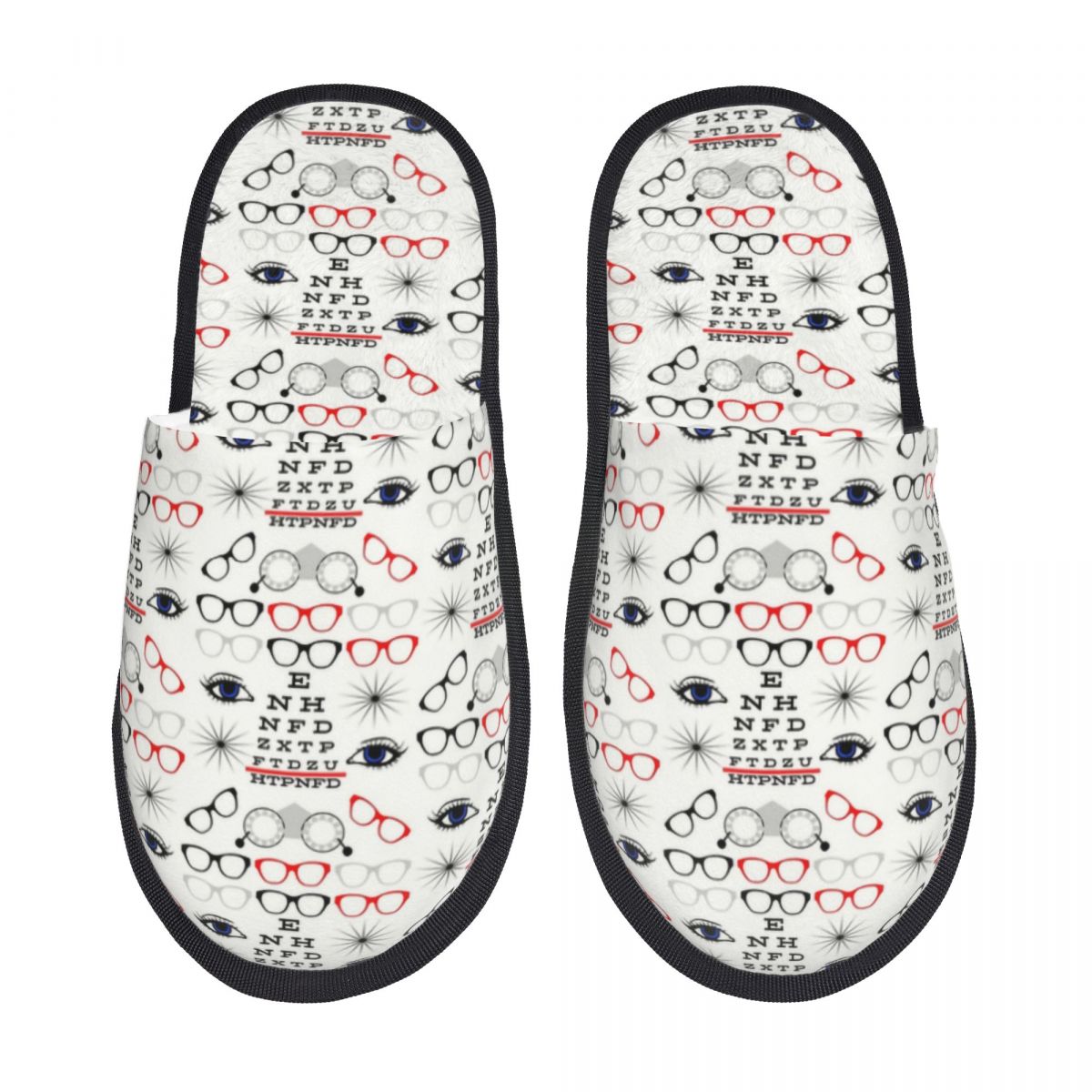 Shoes Women Chart - Chinelo de Casa Personalizado e Divertido