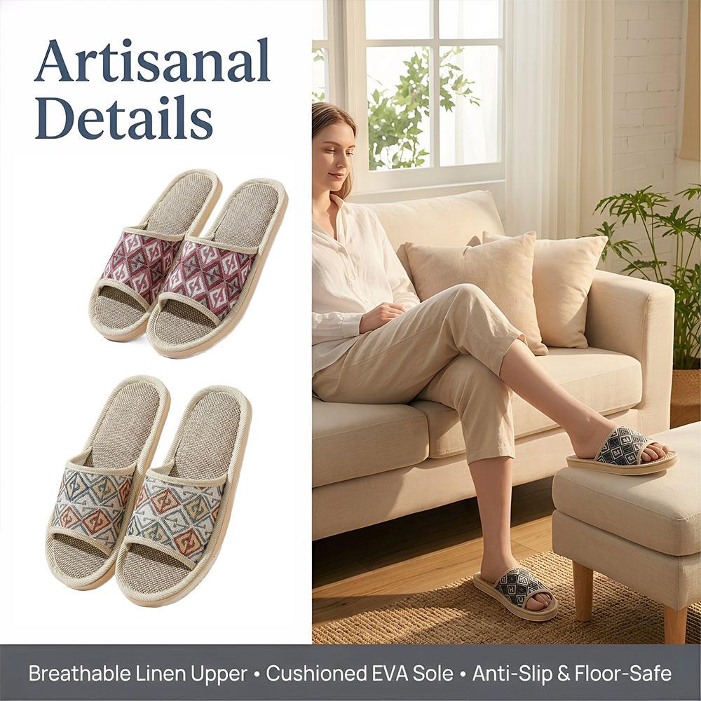 Chinelos de Linho Quatro Estaç - Women Shoes Sandals avaliação e preço