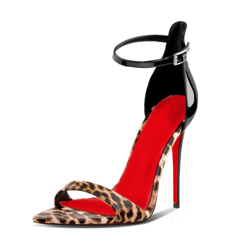 Feminino personalizado leopard - Leopard Print Heels avaliação e preço