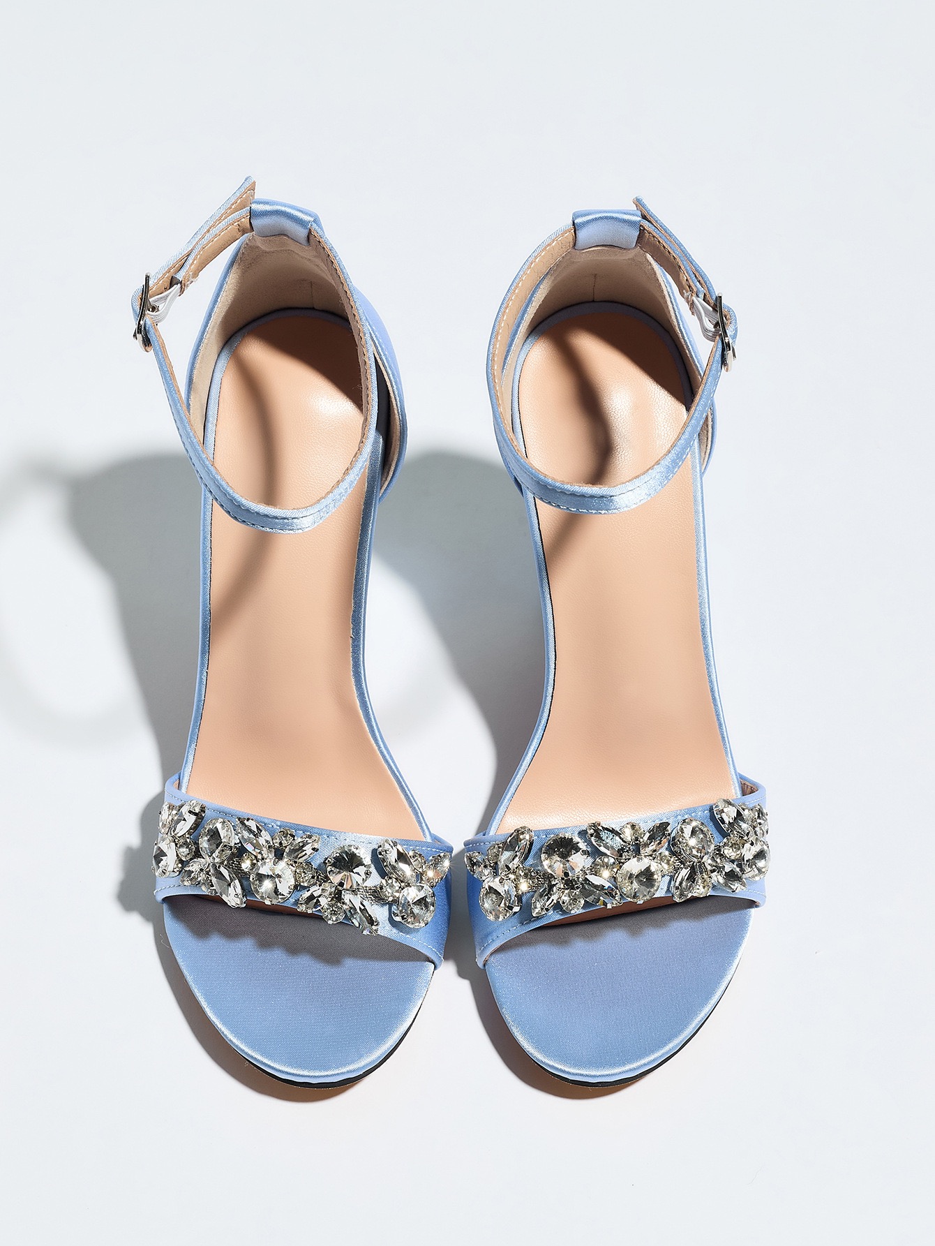 Sandálias de Salto Alto Luxuos - Rhinestone Sandal Women avaliação e preço