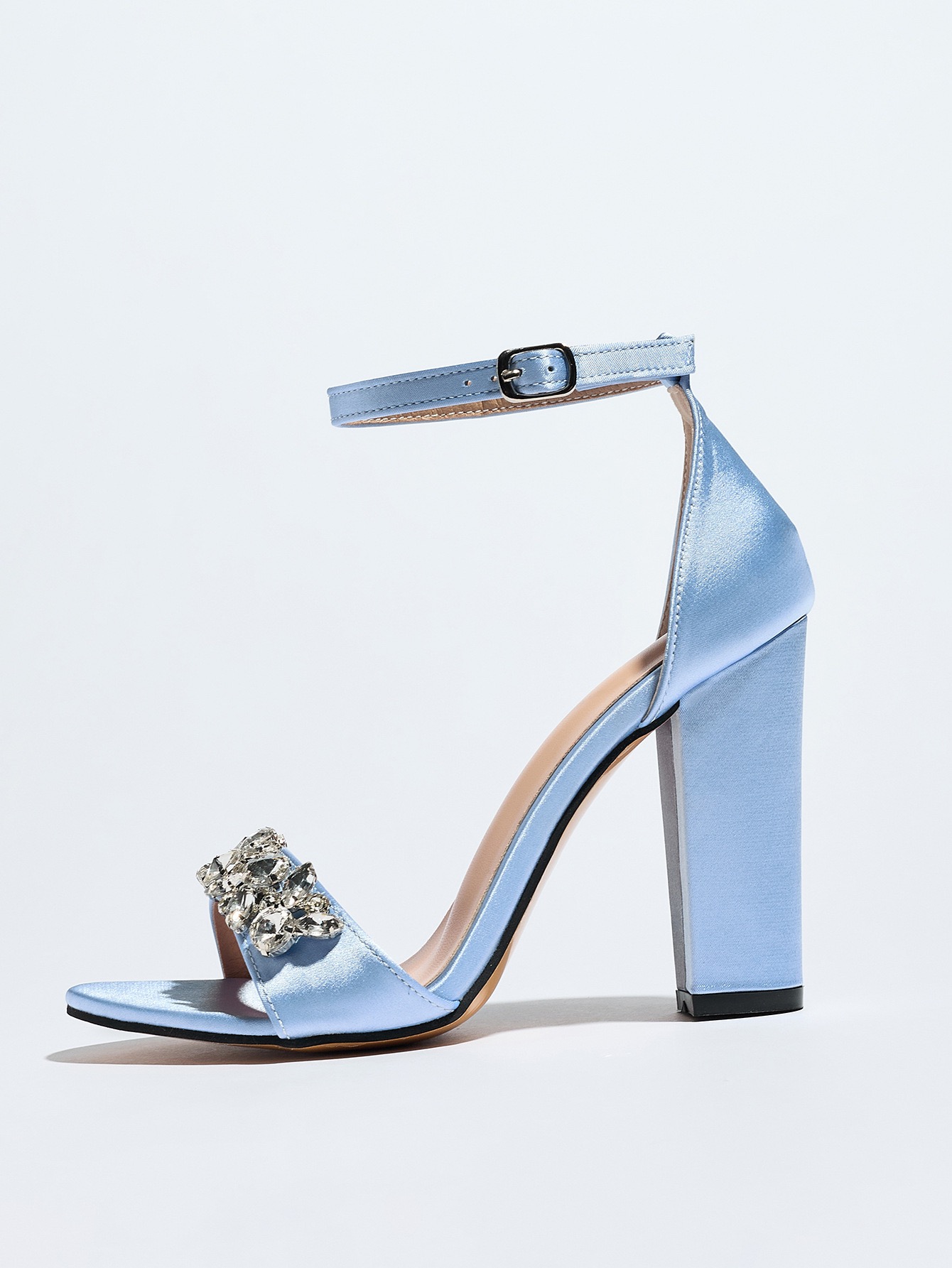 Sandálias de Salto Alto Luxuos - Rhinestone Sandal Women avaliação e preço