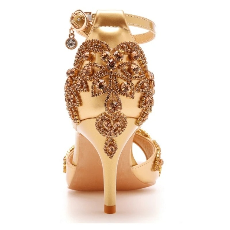 Sapatos Femininos de Designer  - Rhinestone Sandal Women avaliação e preço