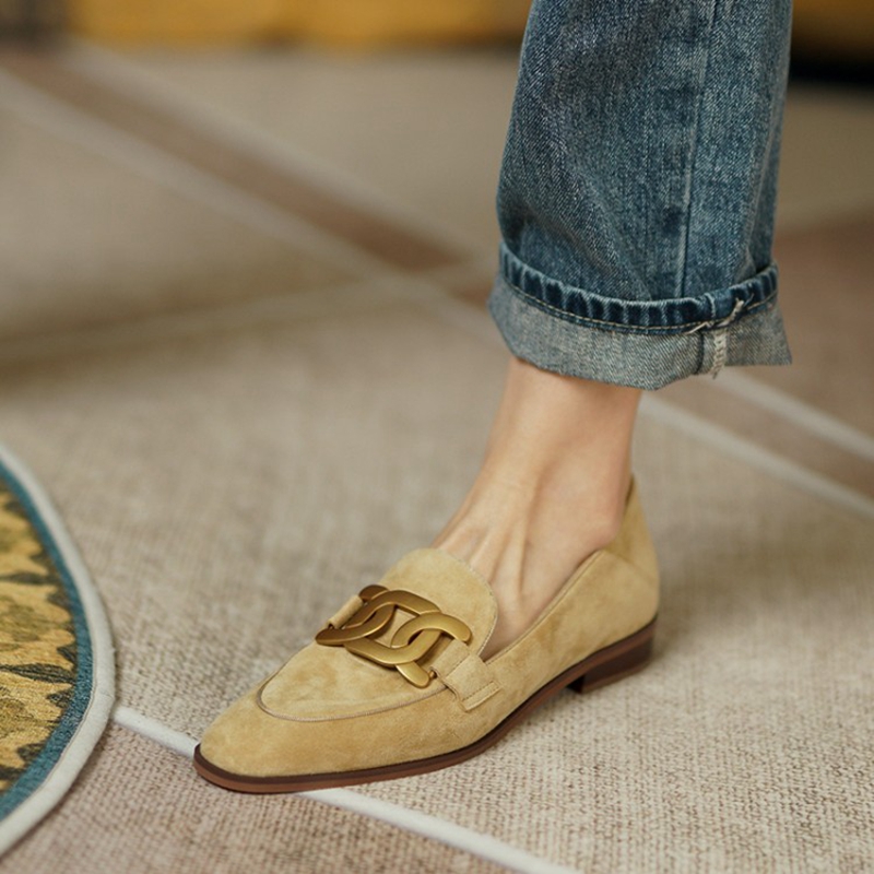 Mocassins de couro camurça par - Women Shoes Black avaliação e preço