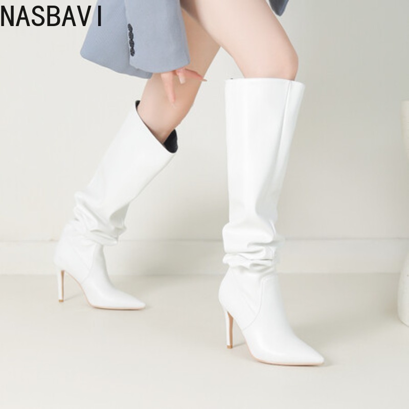 Botas Femininas de Luxo NASBAV - Zip Up Boots Short avaliação e preço