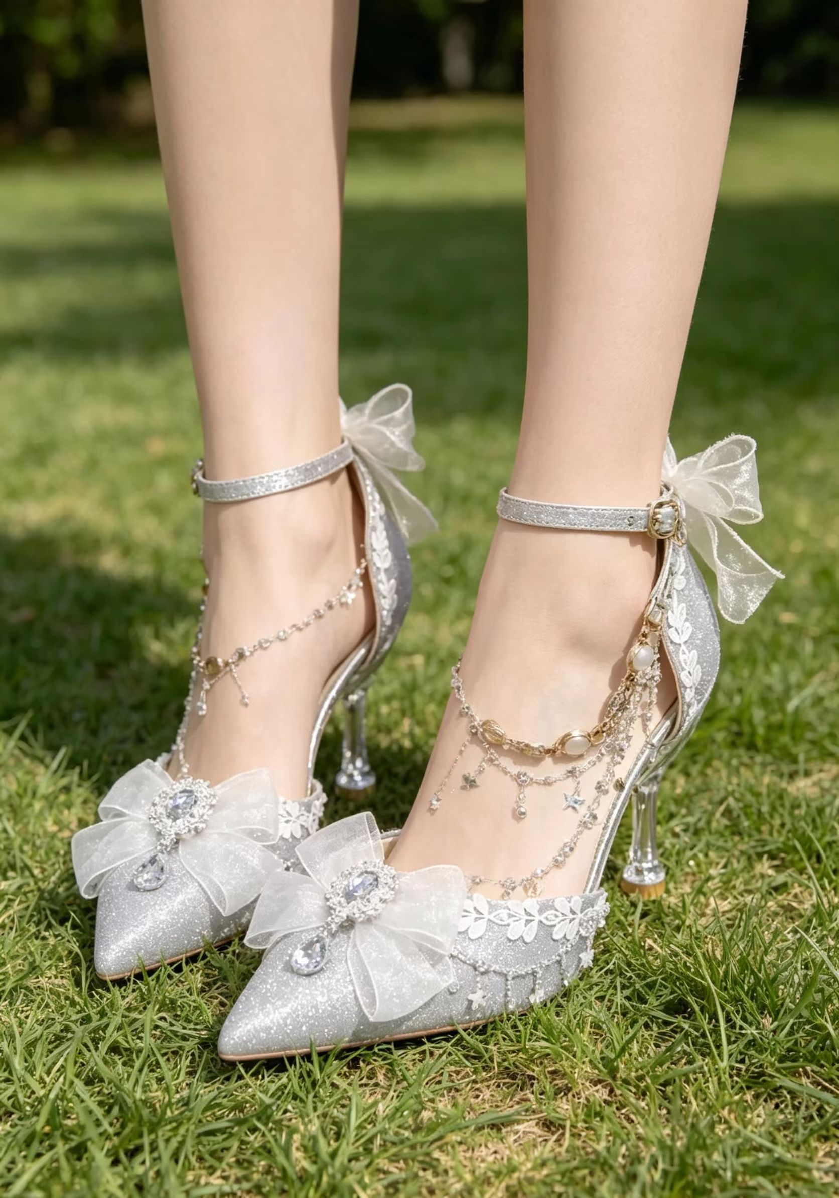Sapatos de Salto Alto para Noi - Rhinestone Sandal Women avaliação e preço