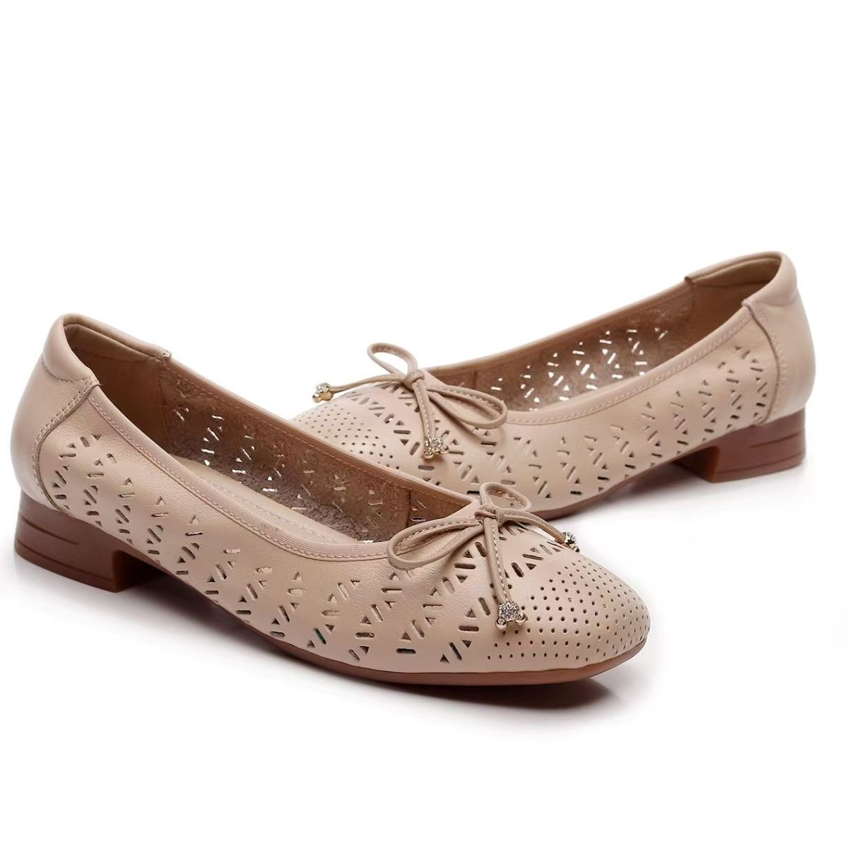 Sapatos Femininos de Couro Gen - Women Shoes Sandals avaliação e preço