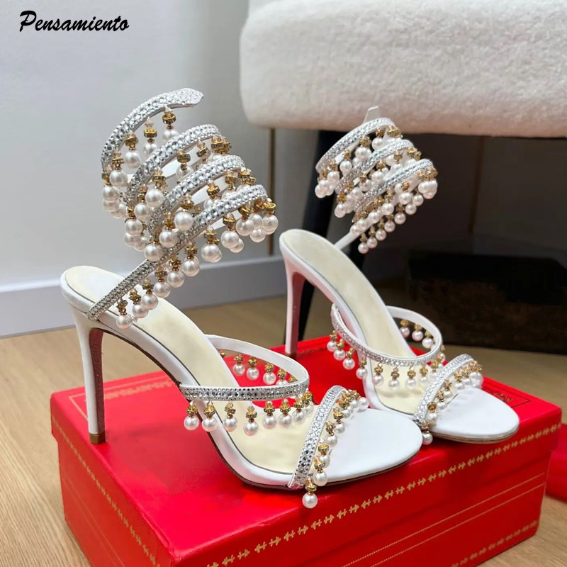Sandálias Gladiadoras Feminina - Rhinestone Sandal Women avaliação e preço