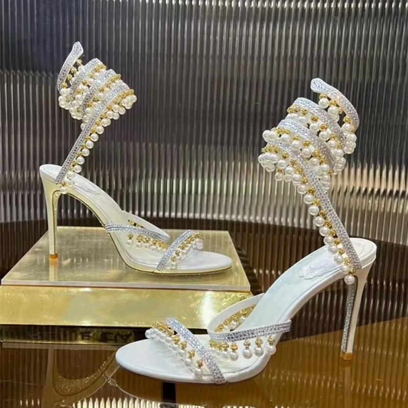 Sandálias Gladiadoras Feminina - Rhinestone Sandal Women avaliação e preço