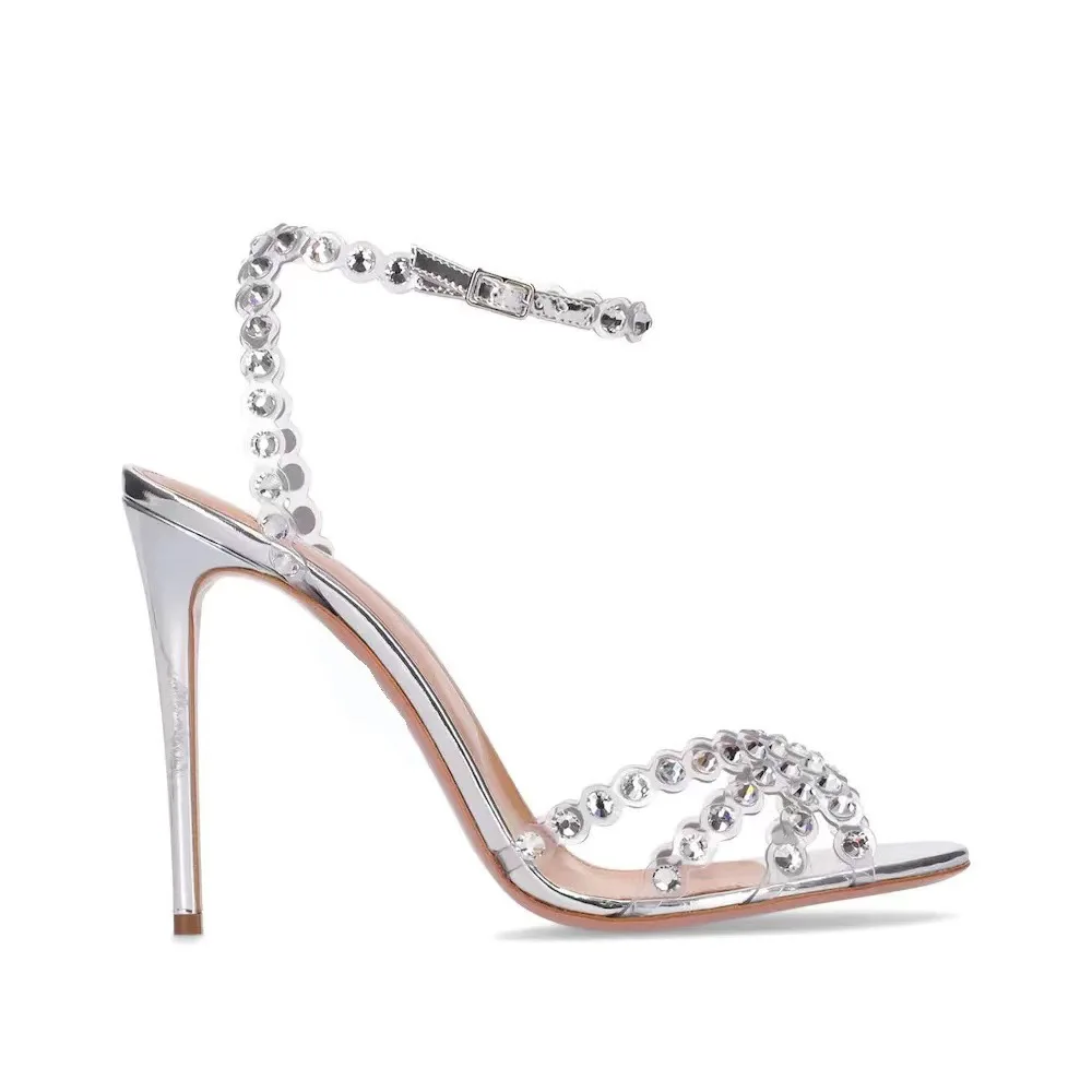 Sandálias Socialite Plus Size  - Rhinestone Sandal Women avaliação e preço
