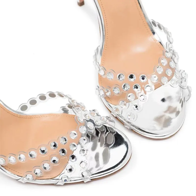 Sandálias Socialite Plus Size  - Rhinestone Sandal Women avaliação e preço