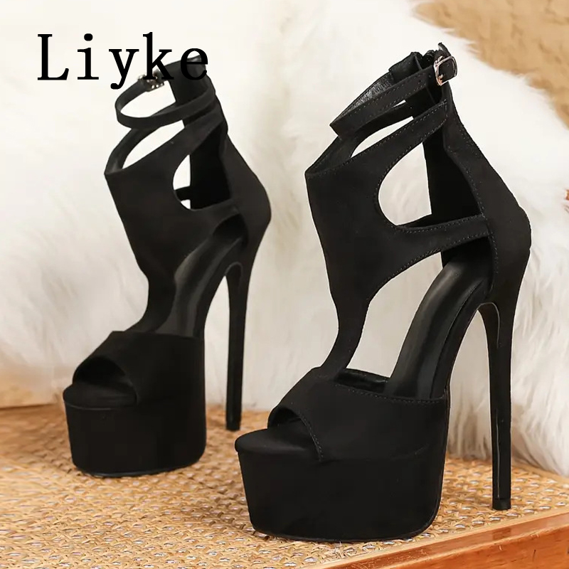 Liyke modelo mostrar sexy sand - Leopard Print Heels avaliação e preço
