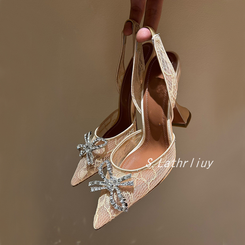 Sandálias strass flor apontou  - Rhinestone Sandal Women avaliação e preço