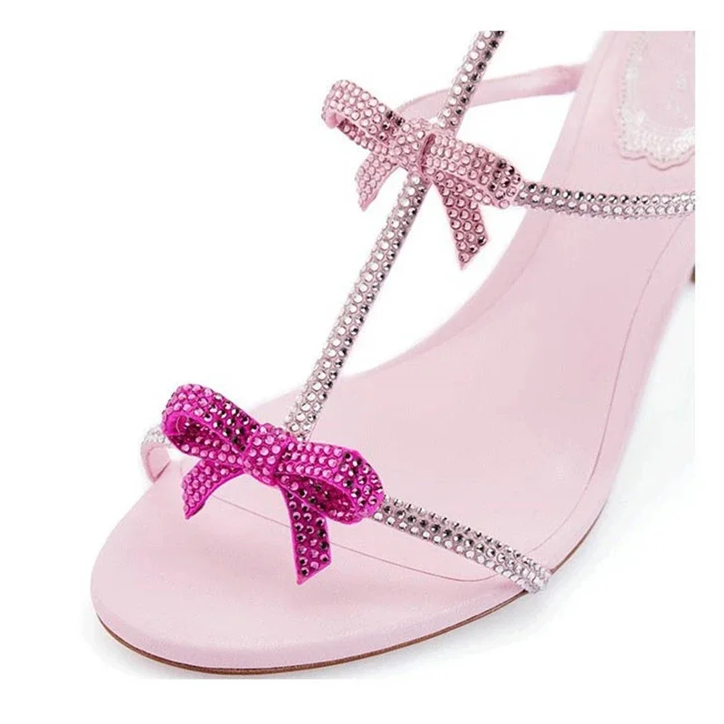Aneikeh elegante seda strass d - Rhinestone Sandal Women avaliação e preço